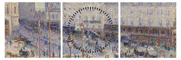 Slika - Camille Pissarro, The Place du Havre, reprodukcije (sa satom) (90x30 cm)