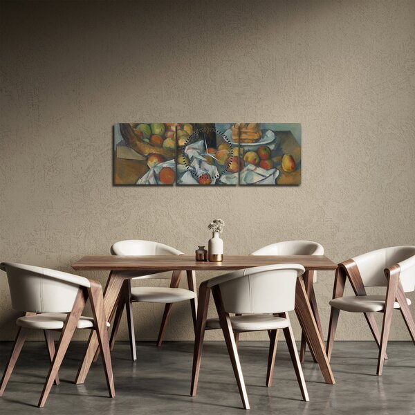 Slika - Paul Cezanne, The Basket of Apples, reprodukcije (sa satom) (90x30 cm)
