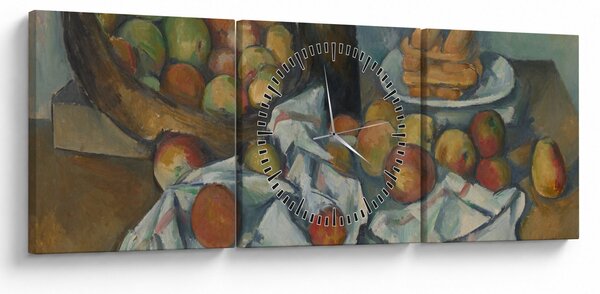 Slika - Paul Cezanne, The Basket of Apples, reprodukcije (sa satom) (90x30 cm)