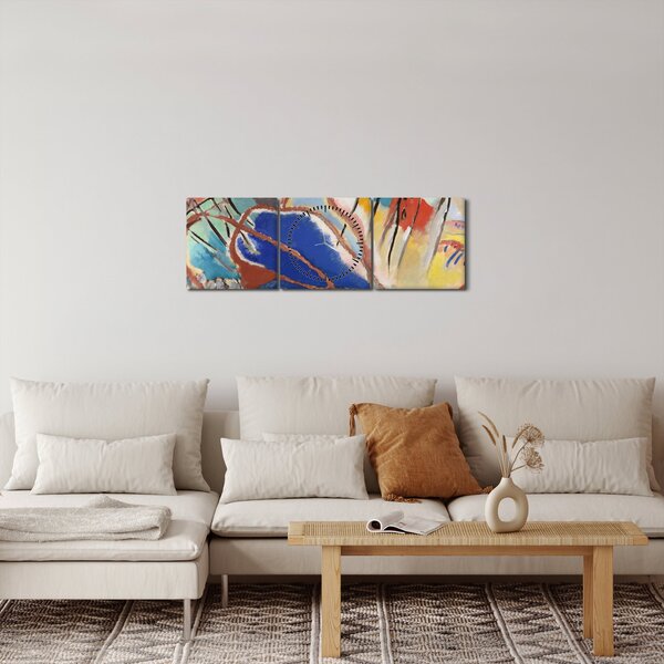 Slika - Vasily Kandinsky, Improvisation No. 30 (Cannons), reprodukcije (sa satom) (90x30 cm)