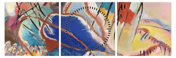 Slika - Vasily Kandinsky, Improvisation No. 30 (Cannons), reprodukcije (sa satom) (90x30 cm)