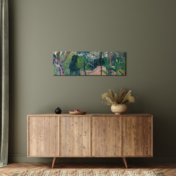 Slika - Paul Gauguin, Te raau rahi (The Big Tree), reprodukcije (sa satom) (90x30 cm)