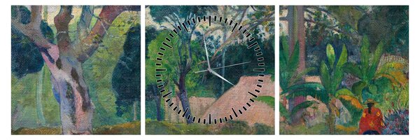 Slika - Paul Gauguin, Te raau rahi (The Big Tree), reprodukcije (sa satom) (90x30 cm)