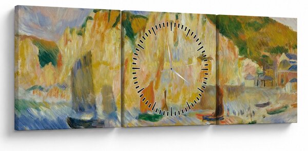 Slika - Auguste Renoir, Sea and Cliffs, reprodukcije (sa satom) (90x30 cm)