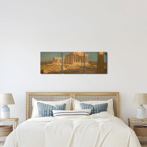 Slika - Frederic Edwin Church, The Parthenon, reprodukcije (sa satom) (90x30 cm)