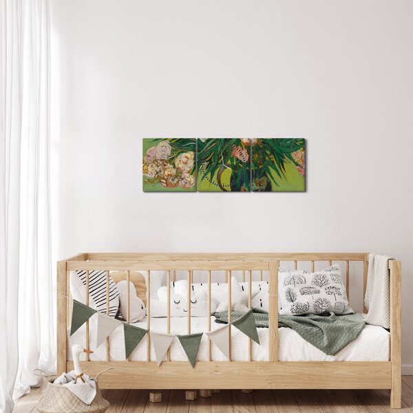 Slika - Vincent van Gogh, Oleanders, reprodukcije (sa satom) (90x30 cm)