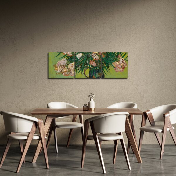 Slika - Vincent van Gogh, Oleanders, reprodukcije (sa satom) (90x30 cm)