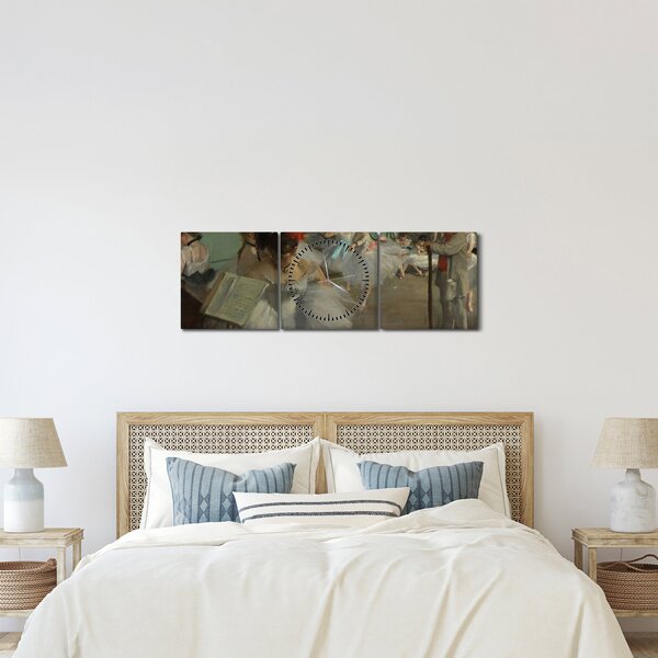 Slika - Edgar Degas, The Dance Class, reprodukcije (sa satom) (90x30 cm)