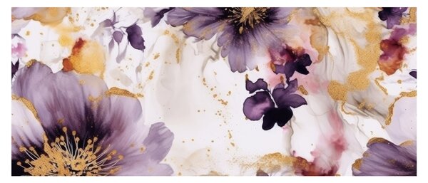 Slika - Akvarel cvijeće (120x50 cm)