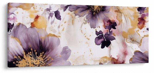 Slika - Akvarel cvijeće (120x50 cm)