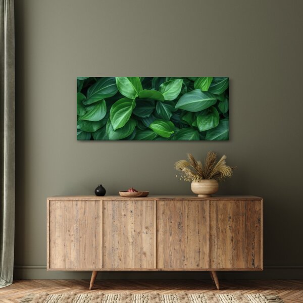 Slika - Zeleno lišće (120x50 cm)