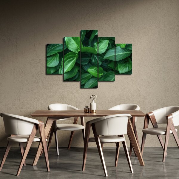Slika - Zeleno lišće (150x105 cm)