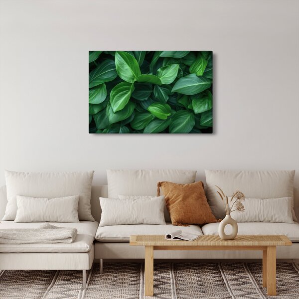 Slika - Zeleno lišće (90x60 cm)