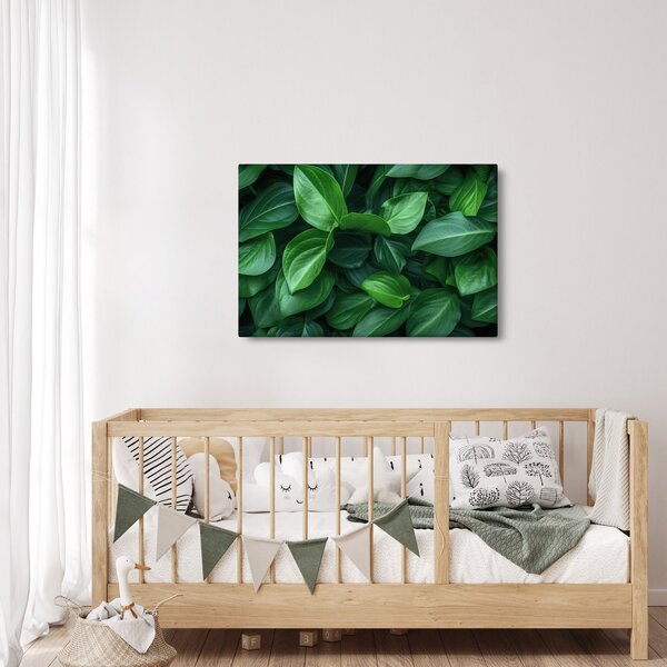 Slika - Zeleno lišće (90x60 cm)