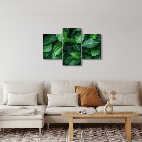 Slika - Zeleno lišće (90x60 cm)