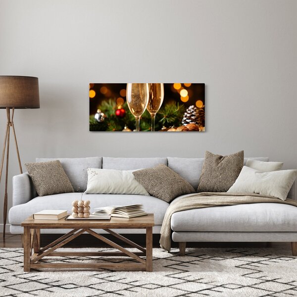 Slika - Čaša šampanjca (120x50 cm)