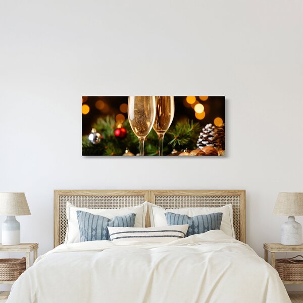 Slika - Čaša šampanjca (120x50 cm)