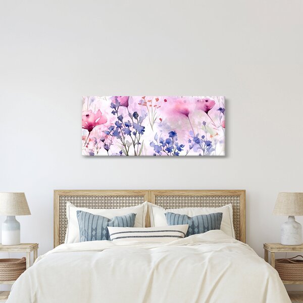 Slika - Akvarel livada (120x50 cm)