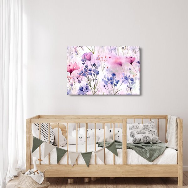 Slika - Akvarel livada (90x60 cm)
