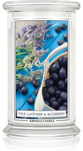 Kringle Candle Classic Wild Lavender & Blueberry mirisna svijeća 623 g