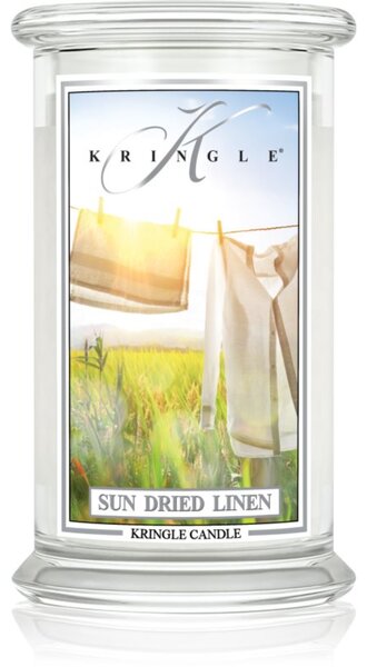 Kringle Candle Classic Sun Dried Linen mirisna svijeća 623 g