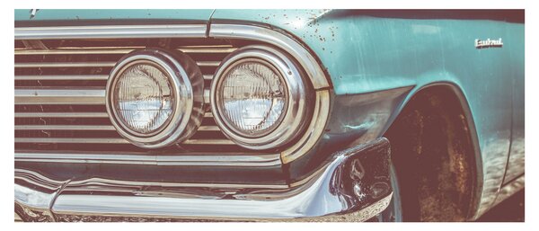 Slika - Auto, vintage (120x50 cm)