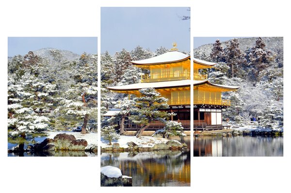 Slika - Kinkakuji, Japan (90x60 cm)