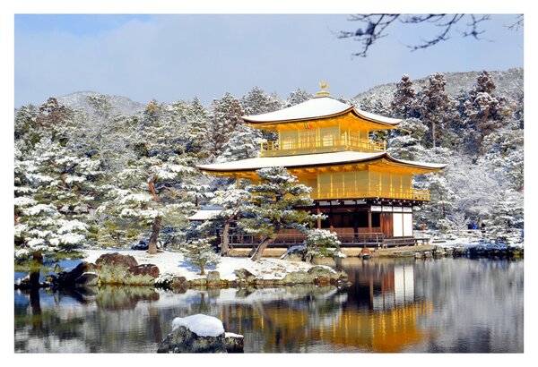 Slika - Kinkakuji, Japan (90x60 cm)