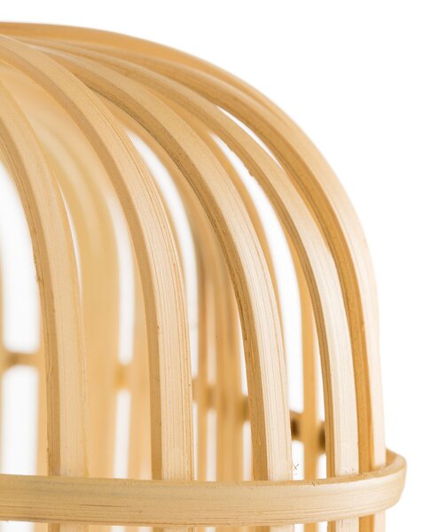 Stolne Lampa Forestier, Bamboo Square S, Bijela, Dnevna soba, Bambus, Dizajn