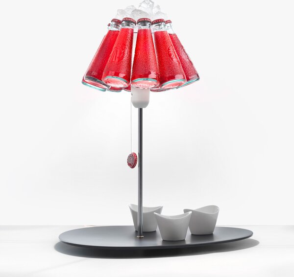 Stolne Lampa Ingo Maurer, Campari Bar, Crvena, Dnevna soba, Staklo, Dizajn