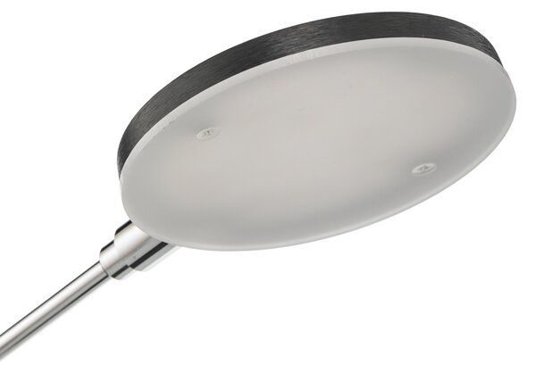 Stolne Lampa Lucande, Ensley, prigušiv, Crno, Dnevna soba, Metal, Moderan