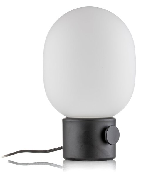 Stolne Lampa Audo Copenhagen, JWDA, prigušiv, Crno, Dnevna soba, Staklo, Dizajn