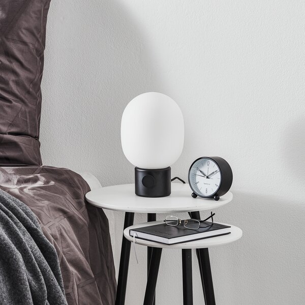 Stolne Lampa Audo Copenhagen, JWDA, prigušiv, Crno, Dnevna soba, Staklo, Dizajn