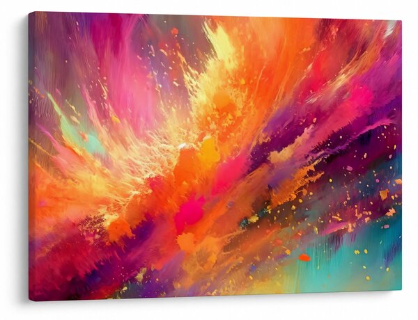 Slika - Dinamička apstrakcija (70x50 cm)