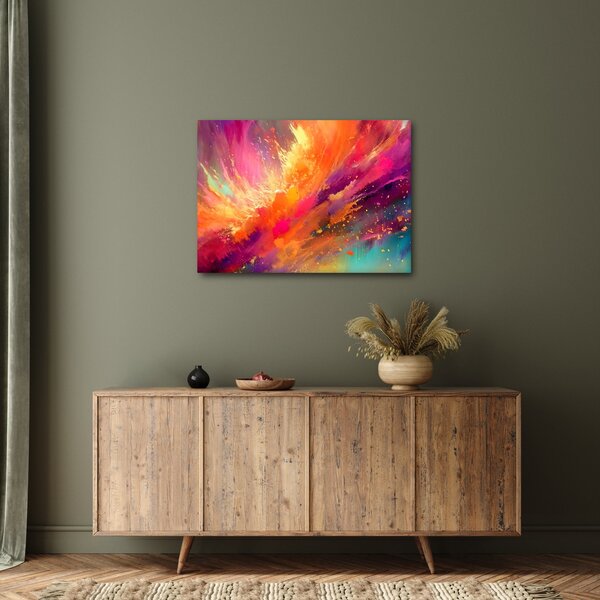 Slika - Dinamička apstrakcija (70x50 cm)