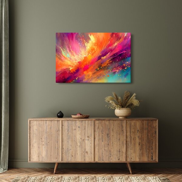 Slika - Dinamička apstrakcija (90x60 cm)