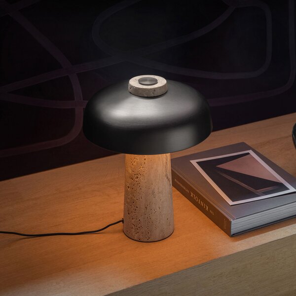 Stolne Lampa Audo Copenhagen, Reverse, prigušiv, Bež, Dnevna soba, Kamen, Dizajn