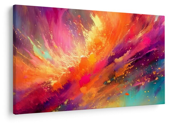 Slika - Dinamička apstrakcija (90x60 cm)