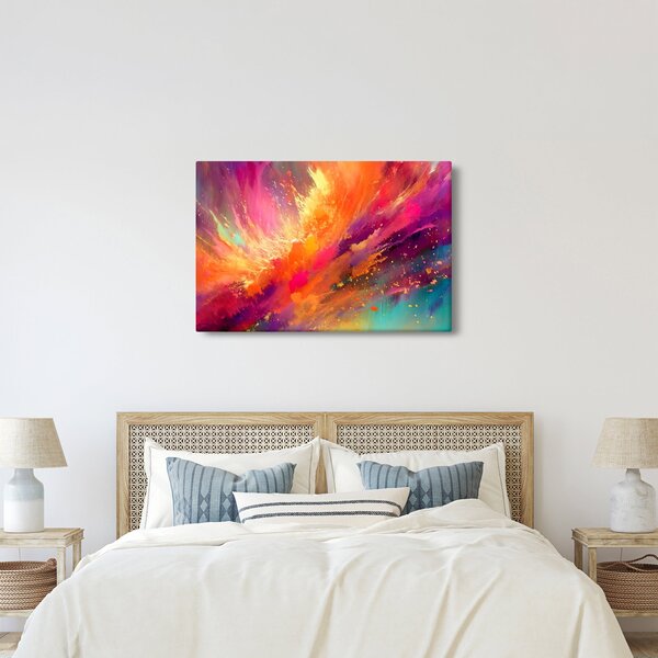 Slika - Dinamička apstrakcija (90x60 cm)