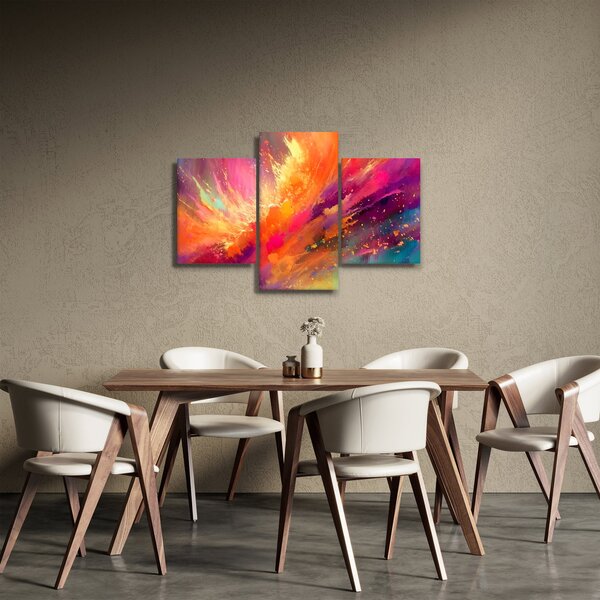 Slika - Dinamička apstrakcija (90x60 cm)