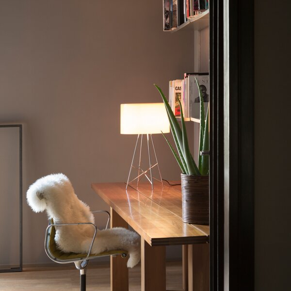 Stolne Lampa FLOS, RAY, prigušiv, Bijela, Dnevna soba, Metal, Dizajn