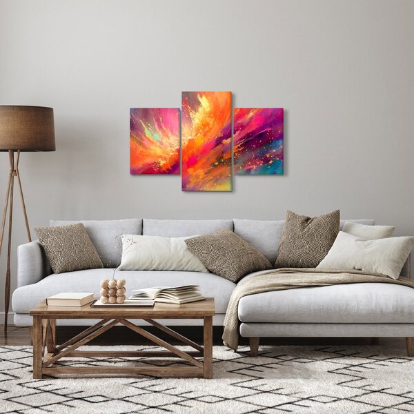 Slika - Dinamička apstrakcija (90x60 cm)