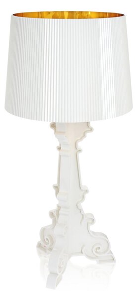 Stolne Lampa Kartell, Bourgie, prigušiv, Bijela, Dnevna soba, Plastika, Dizajn