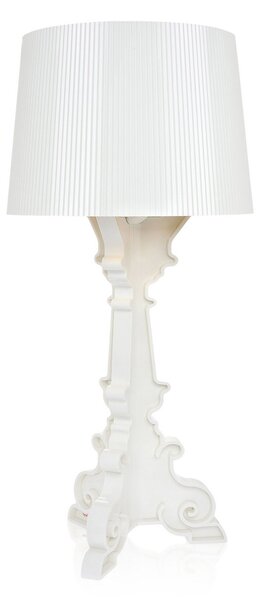 Stolne Lampa Kartell, Bourgie, prigušiv, Bijela, Dnevna soba, Plastika, Dizajn