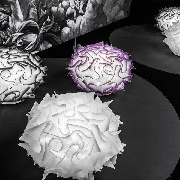 Stolne Lampa Slamp, VELI, Bijela, Dnevna soba, Plastika, Dizajn