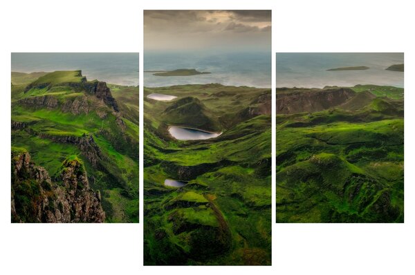 Slika - Quiraing, Škotska (90x60 cm)