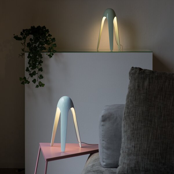 Stolne Lampa Martinelli Luce, Cyborg, Plava, Dnevna soba, Metal, Dizajn