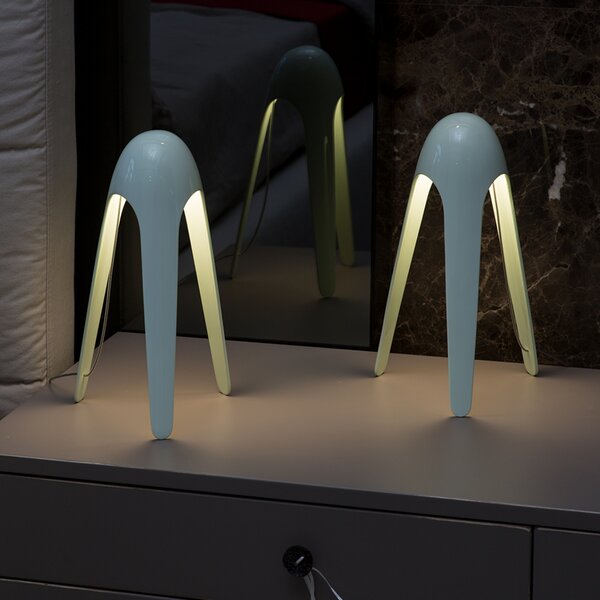 Stolne Lampa Martinelli Luce, Cyborg, Plava, Dnevna soba, Metal, Dizajn