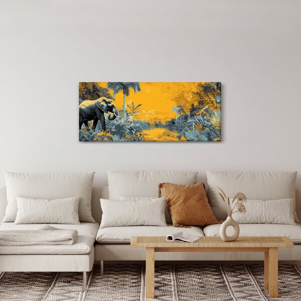 Slika - Slon u prirodi (120x50 cm)