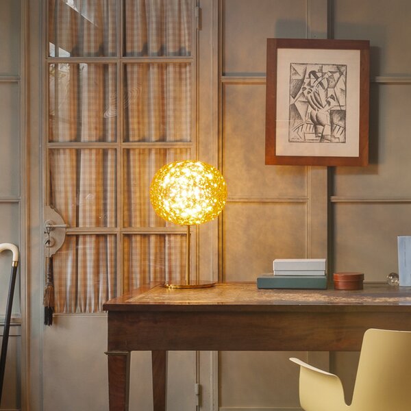 Stolne Lampa Kartell, Planet, prigušiv, Žuta, Dnevna soba, Plastika, Dizajn